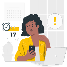 mulher olhando celular